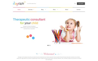 Napközi és óvoda érzékeny WordPress téma