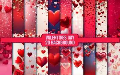 Pack d&amp;#39;arrière-plans Joyeuse Saint-Valentin