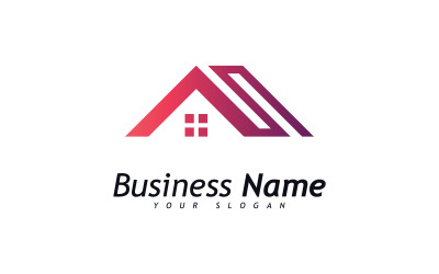 House logo vector template, Creative Real estate and house building icon logo Template 11