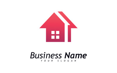 House logo vector template, Creative Real estate and house building icon logo Template 9