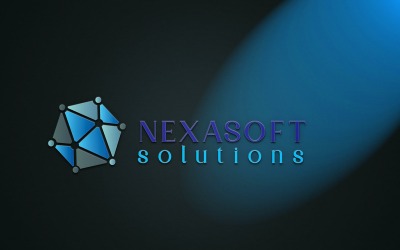 NEXASOFT solutions logo Template