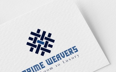 Prime Weavers Şirketi logosu Şablonu
