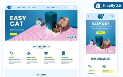 CHIC &amp;amp; PETS - Meilleur magasin de thèmes pour animaux de compagnie Shopify | OS 2.0