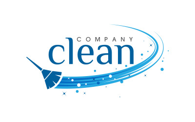 Cleaning services icon logo Template vector Illustration v.3