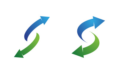 Faster Arrow Professional Financial Logo Template v.6