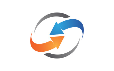 Faster Arrow 专业金融徽标模板 v.9