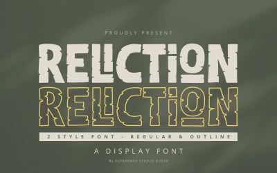 Reliction - Modern Display Font