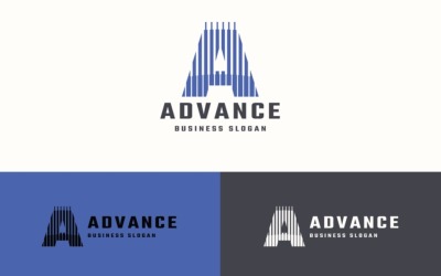 Advance Letter A Профессиональный логотип