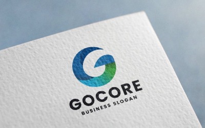 Go Core G Letter Профессиональный логотип