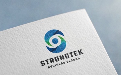 Strongtek S Letter Профессиональный логотип