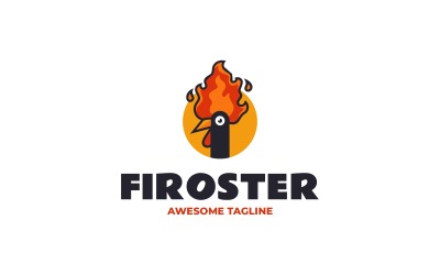 Einfaches Firoster-Maskottchen-Logo