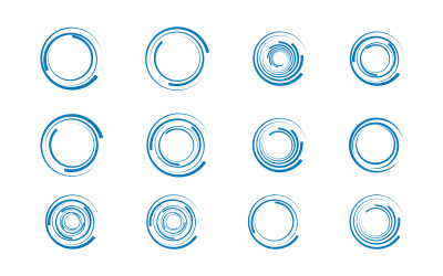 Spiral ikon mall vektor illustration design