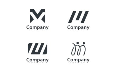 M and V  MV logo vector design, Creative initial logo vector design 15