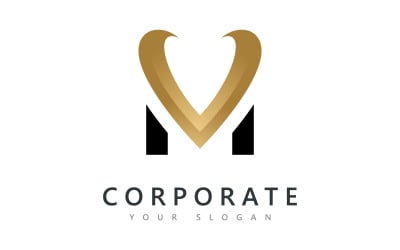 M and V  MV logo vector design, Creative initial logo vector design 7