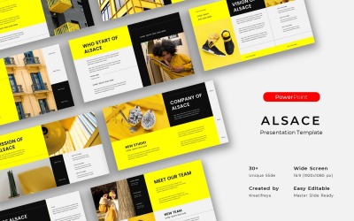 Alsace – PowerPoint-mall för företag
