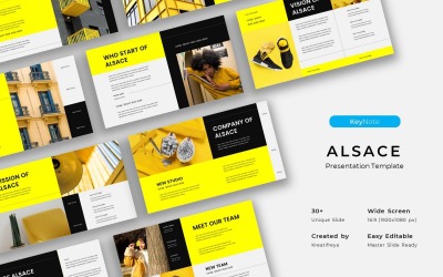 Alzacja – Szablon prezentacji biznesowej
