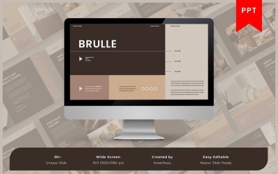 Brulle – бізнес-шаблон PowerPoint