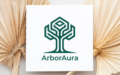 Elegant Tree Logo Design for Eco-Friendly and Nature-Based Brands
