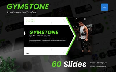 Gymstone – Keynote-Vorlage für Fitnessstudios