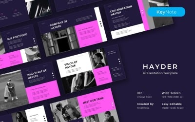 Hayder – Business Keynote-mall
