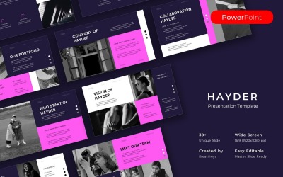 Hayder–商业 PowerPoint 模板