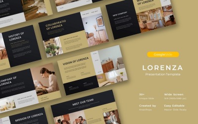 Lorenza – üzleti Google diasablon