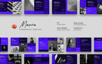 Mazena – Business PowerPoint-Vorlage