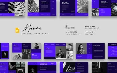 Mazena – Modello di presentazione aziendale di Google