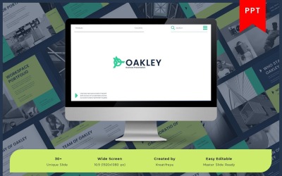 Oakley– бізнес-шаблон PowerPoint