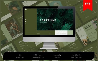 Paperline – Business PowerPoint sablon