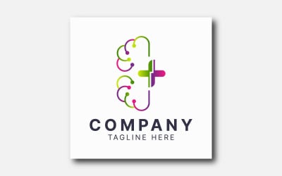 Logo-Vorlage für psychische Gesundheit.