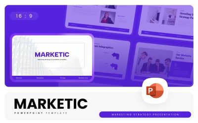 Marketic – Modello di PowerPoint per la strategia di marketing