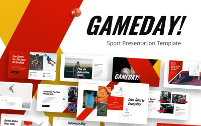 Шаблон PowerPoint Gameday Sport