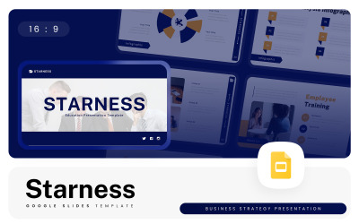 Starness – İş Stratejisi Google Slayt Şablonu