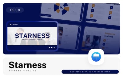 Starness – Keynote-Vorlage für Geschäftsstrategien