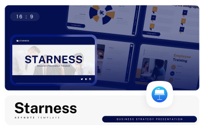Starness – 商业策略主题演讲模板