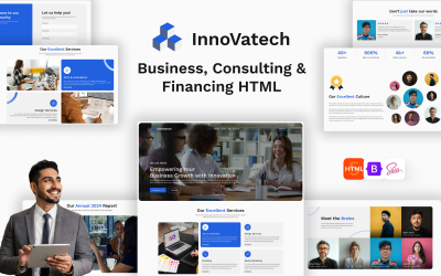 InnoVatech - Corporate &amp;amp; Business Services HTML-mall