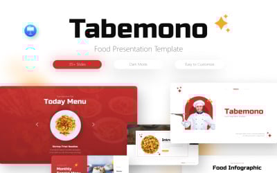 Tabemono Food Keynote-sjabloon