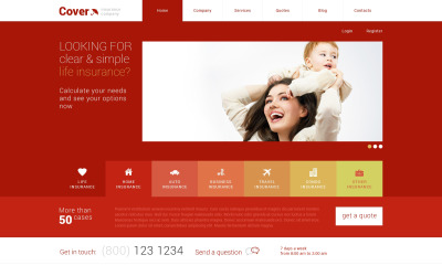 Biztosításra érzékeny WordPress téma