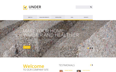 "Home Remodeling Responsive Website Template" Responsive Website template №48769