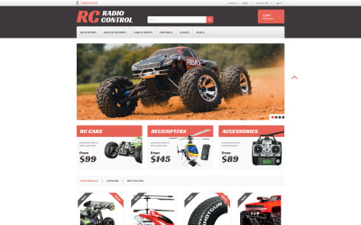 Modello PrestaShop Responsive #48794 "Radio Controlled Devices"