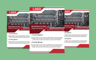 Business Flyer Mockup For PSD Template