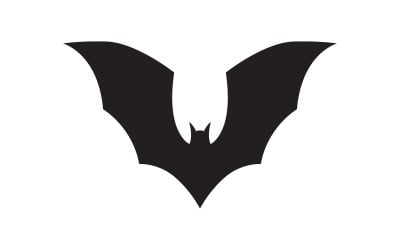Dark Bat vector icon template illustration design v.10
