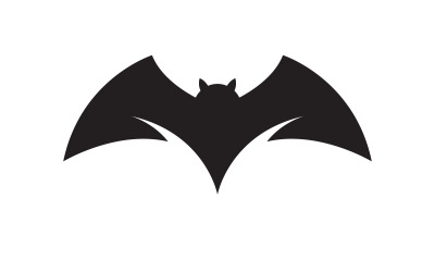 Donkere vleermuis vector pictogram sjabloon illustratie ontwerp v.9