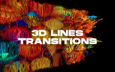 3D Lines Transitions | MOGRT