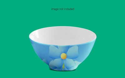 Realistic Bowl Mockup Design PSD Template