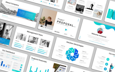 Szablon Google Slides do propozycji projektu – profesjonalna prezentacja biznesowa