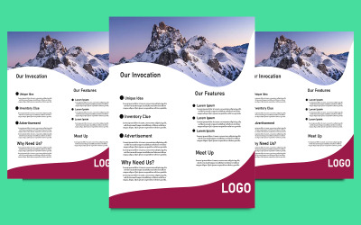 Travel Flyer Mockup Design PSD Template
