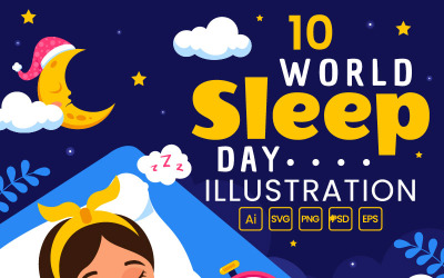 Illustration för 10 världssömndagen