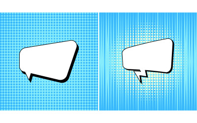 Serietidning Popkonst designelement vektorillustration v.4